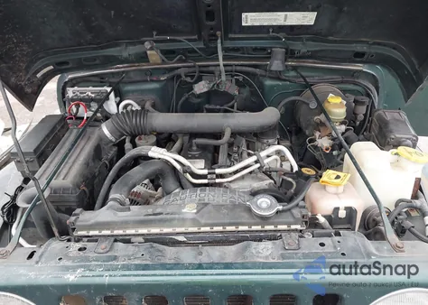 2000 Jeep Wrangler Sport из США, поврежденный, VIN 1J4FA49S1YP714350